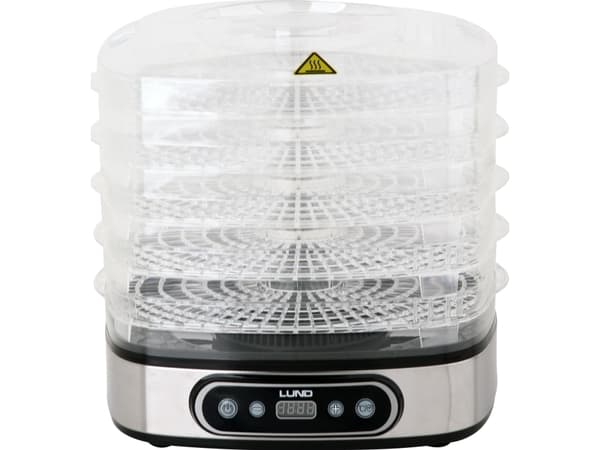 LUND FOOD TØRKER 5 SITTE 420-500W TIMER
