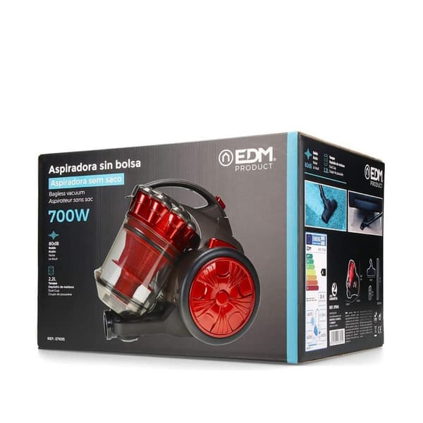 Multi-cyclonisk støvsuger EDM 07695 700 W