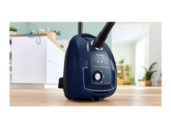 Bosch Serie 4 BGD38BU2, 600 W, Tynnyri-imuri, Kuiva, Pölypussi, 4 L, Suodatus