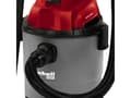 Miniatyrbild 4 av 5: Einhell TH-VC 1815, 1250 W, Trummdammsugare, Torr&våt, 15 l, 80 dB, Svart, Grå, Röd