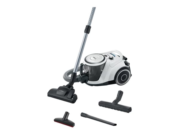 Bosch Serie 6 BGC41XALL, 700 W, Kuiva, Pussiton, 2,4 L, 68 dB, Valkoinen