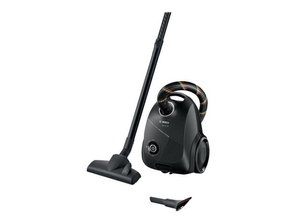 Bosch Serie 2 BGDS2CHAMP, 600 W, Tynnyri-imuri, Kuiva, Pölypussi, 3,5 L, Hygieniasuodatin musta