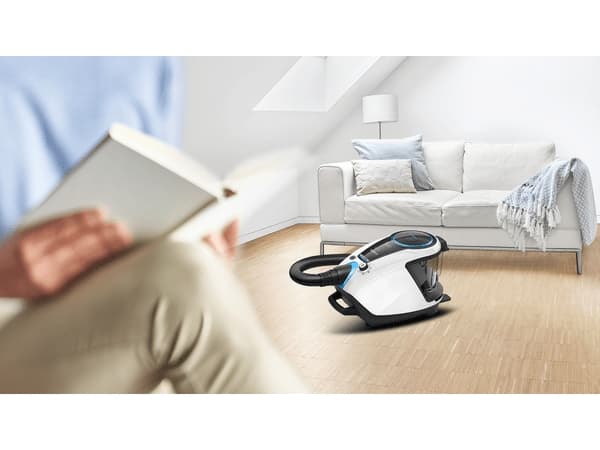 Bosch Serie 8 BGS7SIL1, Sylinteripölynimuri, Kuiva, Pussiton, HEPA, Suodatus, 64 dB