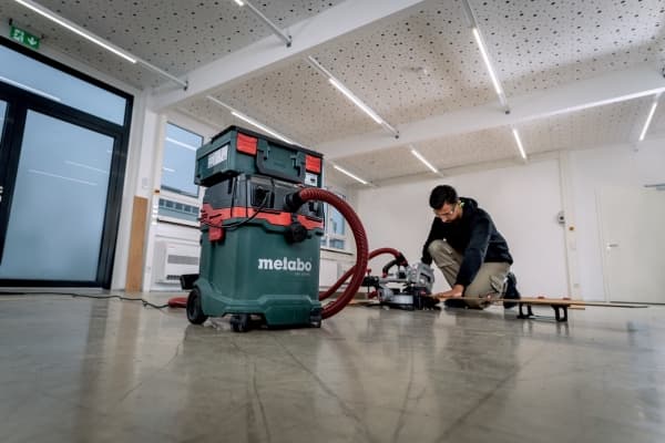 Metabo ASA 30 M PC, 1200 W, Trommelvakuum, Tørr & våt, 30 l, 78 dB, Sort, Grønn, Rød