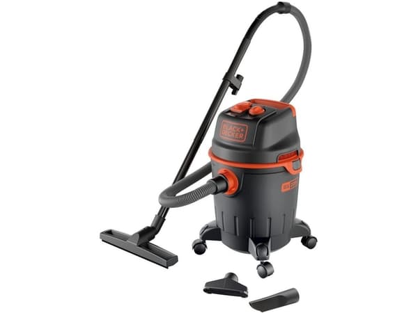 Black & Decker BXVC20PTE, Kuiva, Musta, Oranssi, 20 L, 28 l/s, 17 kPa, 5 m
