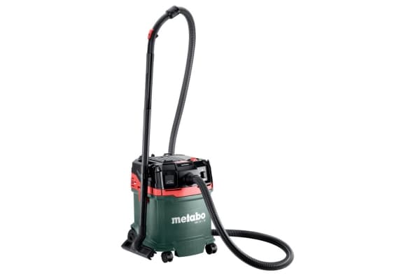 Metabo ASA 30 L PC, 1200 W, Trummdammsugare, Torr&våt, 30 l, 78 dB, Svart, Grön, Röd