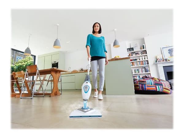 Black & Decker FSM1616, Steam mop, Valkoinen, 5 m, 0,35 L, 1600 W, 230 V