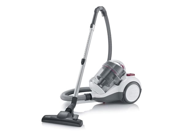 Severin CY 7088, 750 W, Tynnyri-imuri, Kuiva, Pölypussi, 2,1 L, HEPA Punainen, Valkoinen
