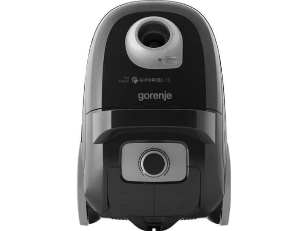 Gorenje VCEA28GLBK, 700 W, Sylinteripölynimuri, Kuiva, Pölypussi, 3 L, HEPA musta