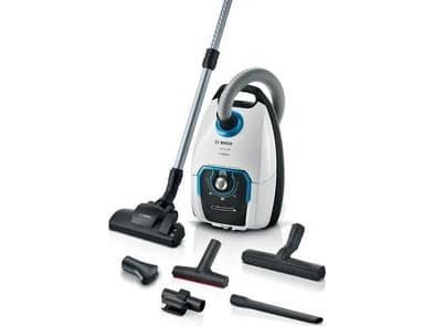 Bosch Series | 8 ProSilence BGB75XSIL - Støvsuger - kanister - pose - hvit