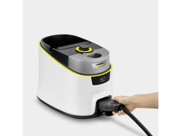Kärcher SC 5 DELUXE SIGNATURE LINE, Cylinderångtvätt, 1,3 l, Svart, Vit, Rotations-, 50 cm, 100 cm