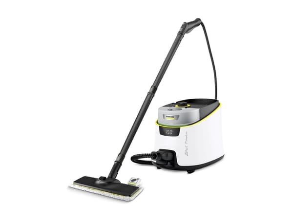 Kärcher SC 5 DELUXE SIGNATURE LINE, Cylinderångtvätt, 1,3 l, Svart, Vit, Rotations-, 50 cm, 100 cm