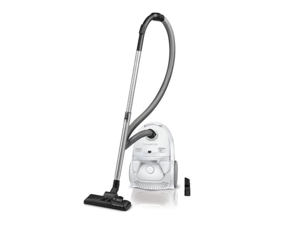 Rowenta Compact Power RO392, 750 W, Sylinteripölynimuri, Kuiva, Pölypussi, 3 L, Hygieniasuodatin Valkoinen