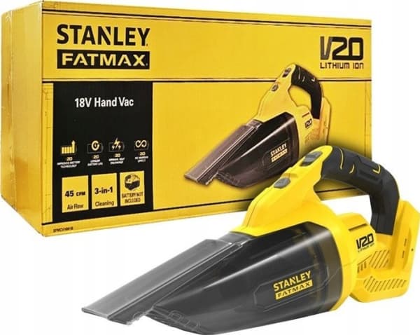 Pölynimuri Stanley SFMCVH001B-XJ; 18 V (ilman akkua ja laturia)