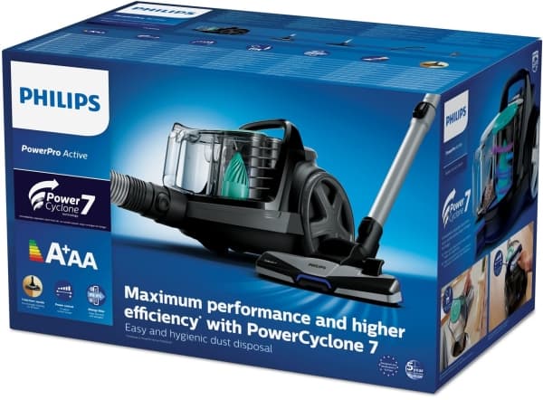 Philips 5000 Series FC9550 - Støvsuger - kanister - uten pose - 900 W - mørkesvart