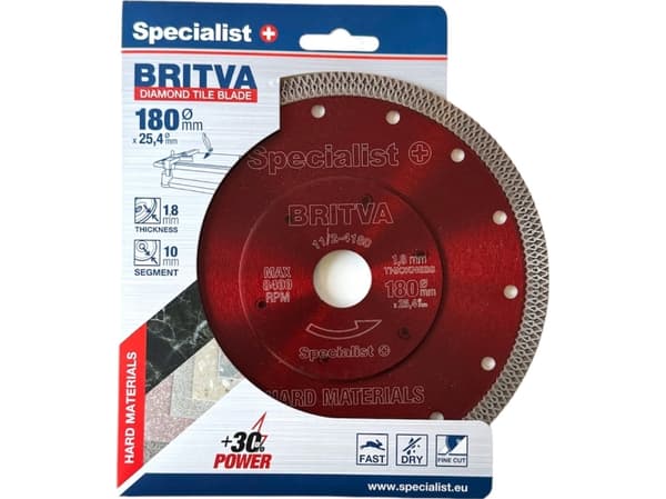 Specialist+ SPECIALIST+ dem. disk BRITVA, 180x1.8x25.4 mm