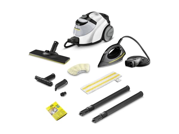 Kärcher SC 5 EasyFix IRON, Cylinderångtvätt, 1,5 l, Svart, Vit, 50 cm, 100 cm, 6 m Svart, Vit