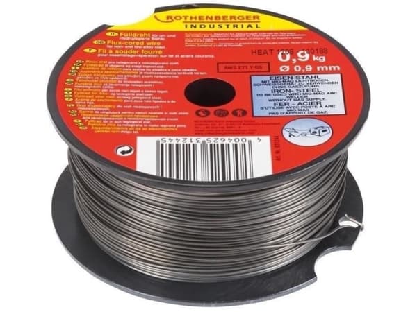 Welding wire ROTHENBERGER, 0.9 mm / 0.9 kg, with flux