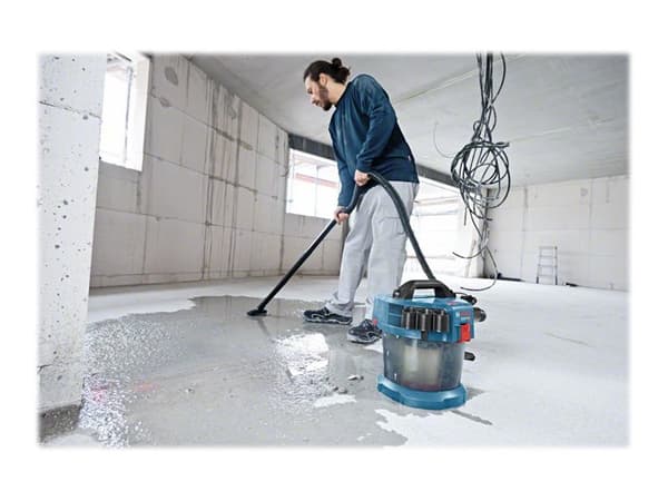 Bosch GAS 18V-10 L Professional, Kuiva ja märkä, Musta, Sininen, L, 10 L, 6 L, 24 l/s