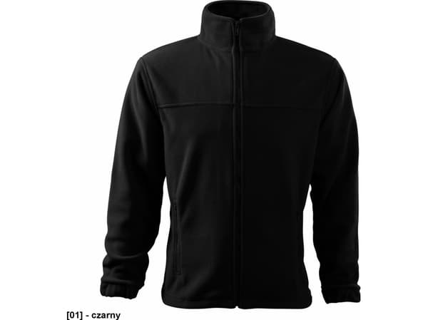 RIMECK Jacket 501 - ADLER - Polar męski, 280 g/m, 100% polyester - czarny L