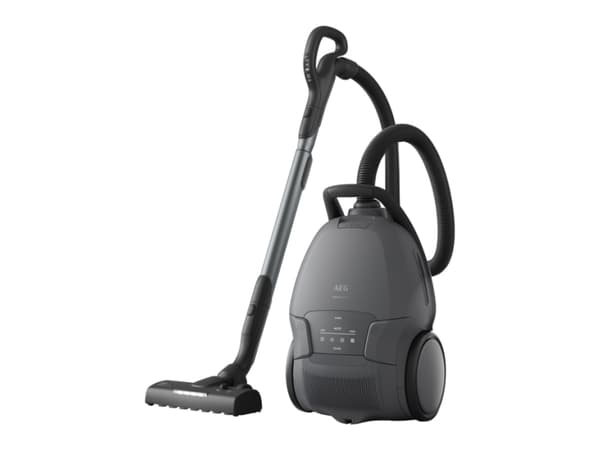 AEG AB81A2DG, 650 W, Cylinder vacuum, Dry, Dust bag, 5 L, HEPA Harmaa