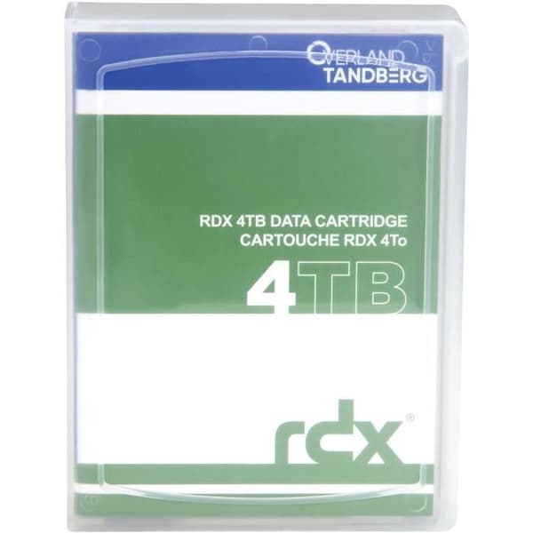 Lagringskassett - TANDBERG DATA - 4TB RDX - Svart - USB 3.0