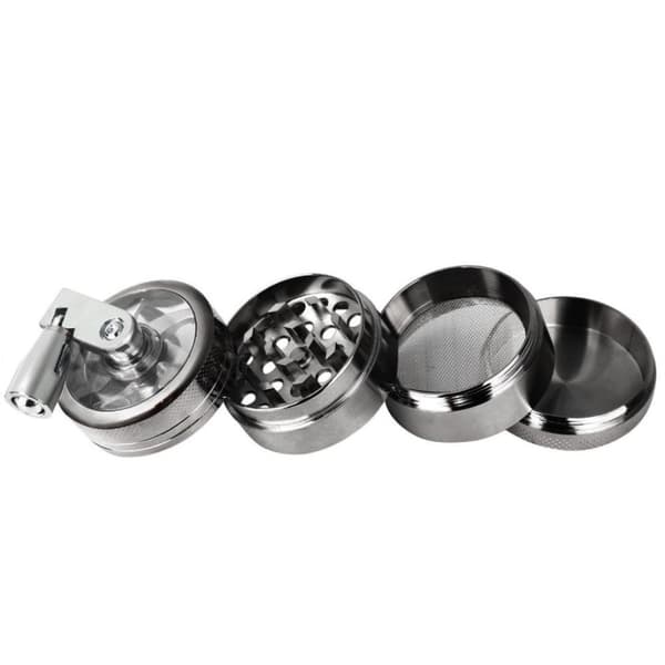 4 Layers Herb Tobacco Spice Weeds Grass Aluminium Grinder