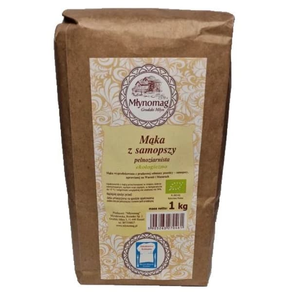 Fullkornsmjöl Ekologiskt 1kg / Młynomag