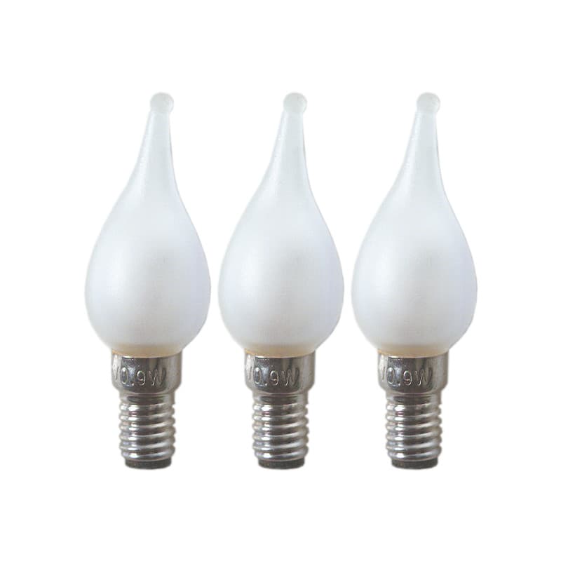 3-pack SMÅ micro-lampor till ljusstakar Sockel: E6 12V 0.9W