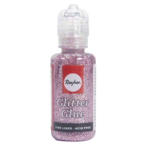 Glittrig metallisk klister Rosé 20 ml