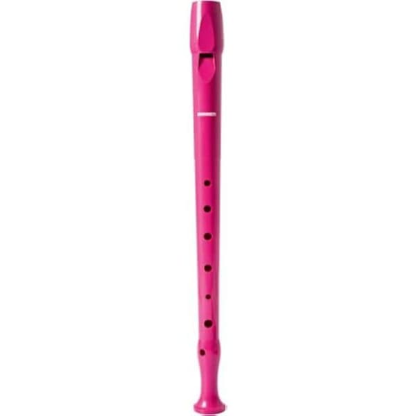 Hohner rosa plastflöjt med lock - Digitación Alemana -5%
