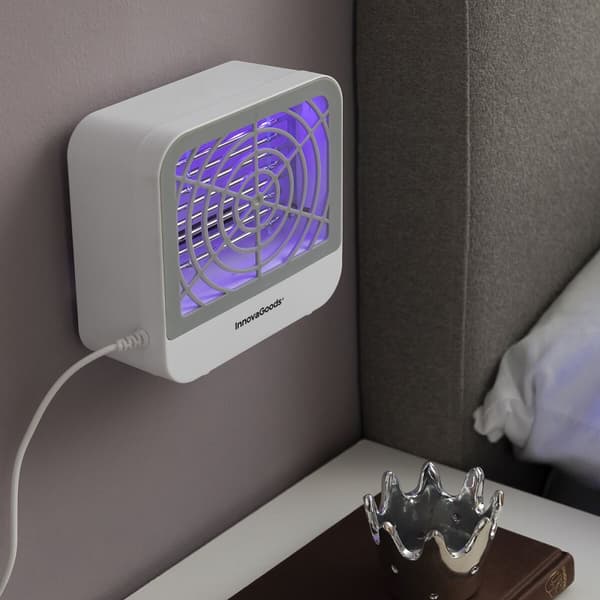 BRUKT Anti-mygg lampe med vegghenger KL Box InnovaGoods Hvit ABS (Fikset A+)