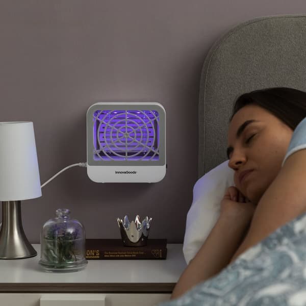 BRUKT Anti-mygg lampe med vegghenger KL Box InnovaGoods Hvit ABS (Fikset A+)