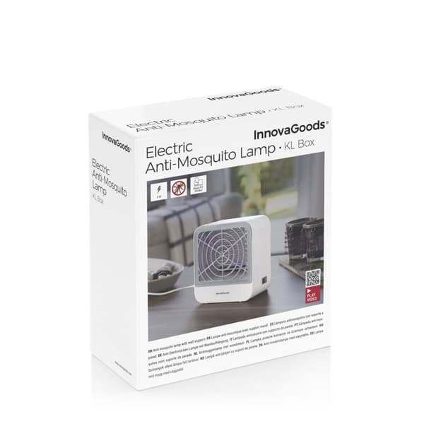 BRUKT Anti-mygg lampe med vegghenger KL Box InnovaGoods Hvit ABS (Fikset A+)