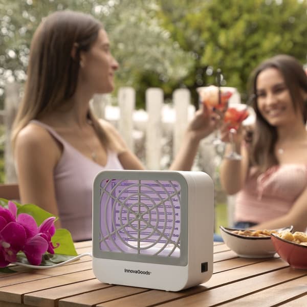 BRUKT Anti-mygg lampe med vegghenger KL Box InnovaGoods Hvit ABS (Fikset A+)