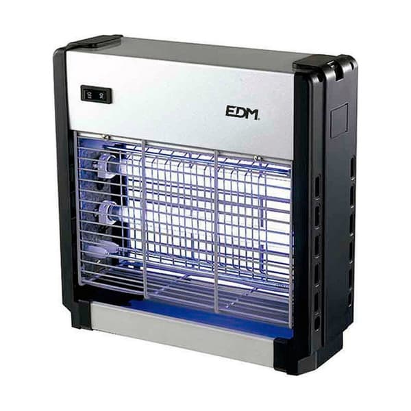 Elektroninen hyönteisansa EDM 06011 Musta Hopeinen 12 W 25,5 x 9 x 26 cm Ammattimainen