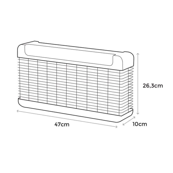 Elektroninen hyönteisansa EDM 06525 Musta 11 W 13 W 47 x 26,3 x 10 cm Ammattimainen