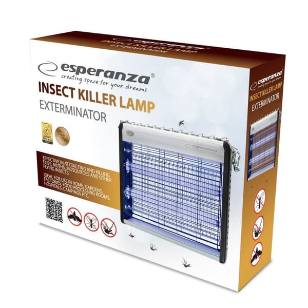 Mygglampa Esperanza EHQ003 Vit 12 W