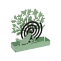 Miniatyrbillede 2 af 2: Holder til myggespiraler Versa Grøn Metal 5 x 17 x 17 cm Træ