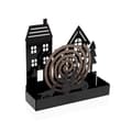Miniatyrbillede 1 af 2: Holder til myggespiraler Versa Sort Metal 5 x 17 x 17 cm Hus