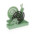 Miniatyrbillede 1 af 2: Holder til myggespiraler Versa Grøn Metal 5 x 17 x 17 cm Snegl