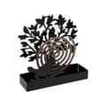 Miniatyrbilde 2 av 2: Støtte for myggspiraler Versa Svart Metall 5 x 17 x 17 cm Tre