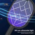 Pikkukuva 5 / 6: OBOSOE Electric Mosquito Racket, Fly Swatter Racket Ladattava Bug Zapper Racket Mosquito Trap Light Ladattava Mosquito Trap Light