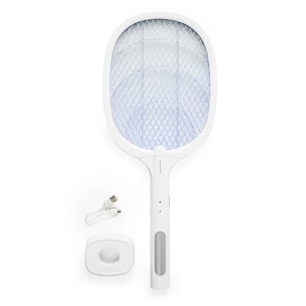 2-i-1 oppladbart insekt drepe racket med UV-lys Elecfly InnovaGoods
