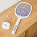 Miniatyrbilde 1 av 9: 2-i-1 oppladbart insekt drepe racket med UV-lys Elecfly InnovaGoods