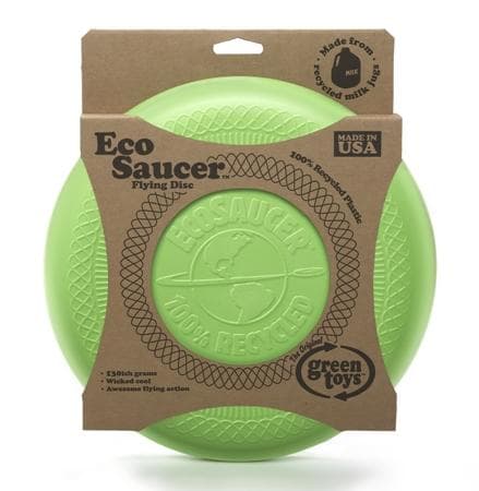 Green Toys Grön frisbee av återvunnen plast