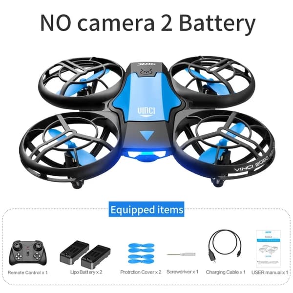Pienikokoinen drone, 4k HD-kamera, WiFi FPV, ei kameraa 3 akkua