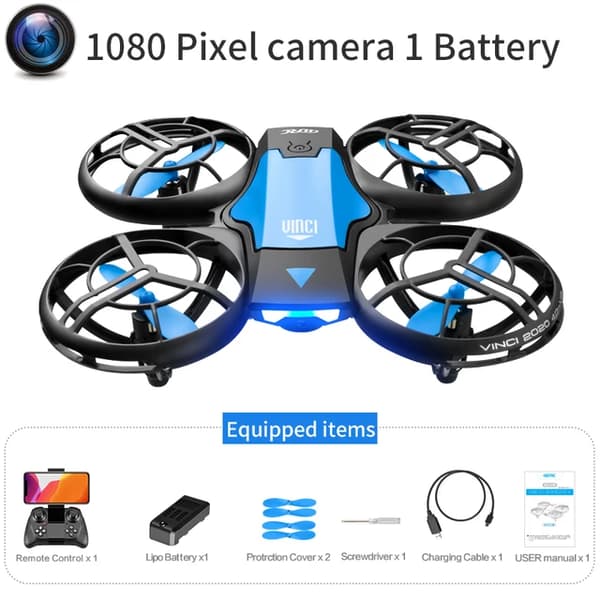 Mini Drone, 4k HD-kamera, WiFi FPV, 1080P kamera 1B