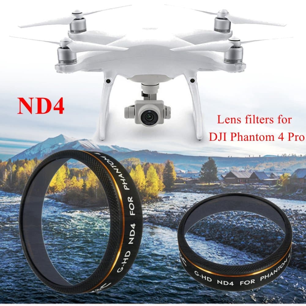ND4 Lens Filter Kamerafilter för DJI Phantom 4 Pro Quadcopter