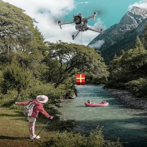Airdrop-system for DJI Air 3 - Grå